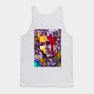 Abstract woman portrait Tank Top